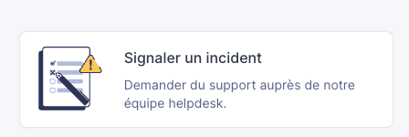 Signaler un incident